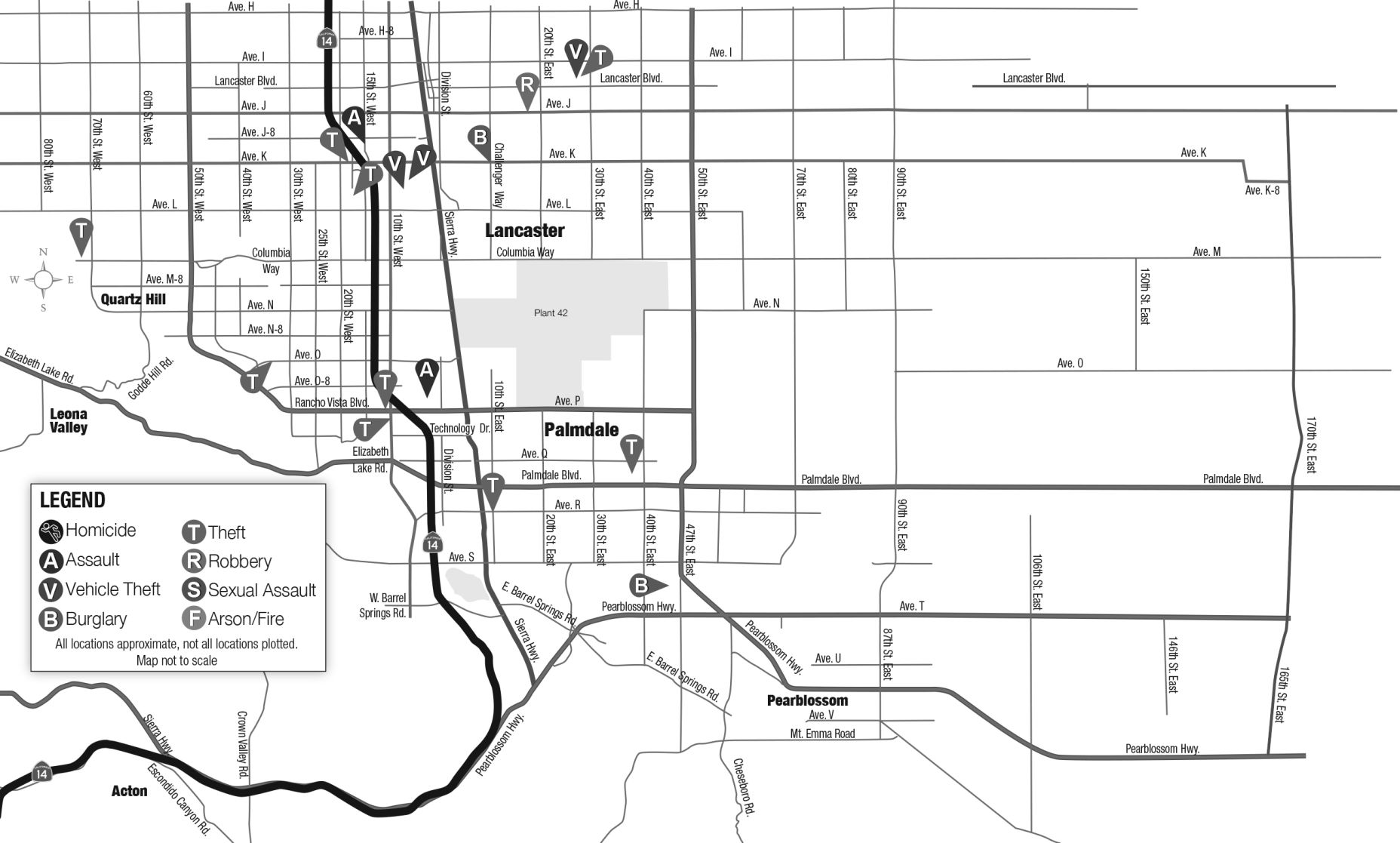Antelope Valley Crime Blotter, December 12, 2019